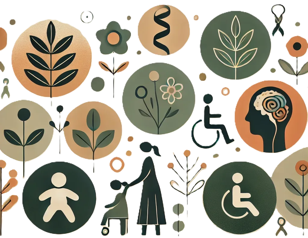Zielgruppen der Ergotherapie im Therapiezentrum Keno Mühlhauser.